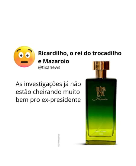 Ricardilho e o perfume de Bolsonaro