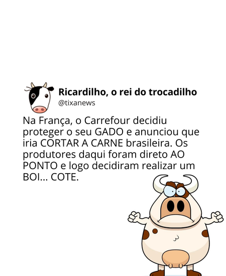 A vaca foi pro brejo