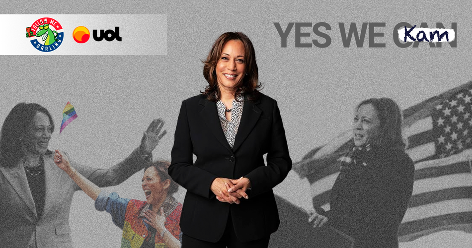 Kamala Harris na cabeça